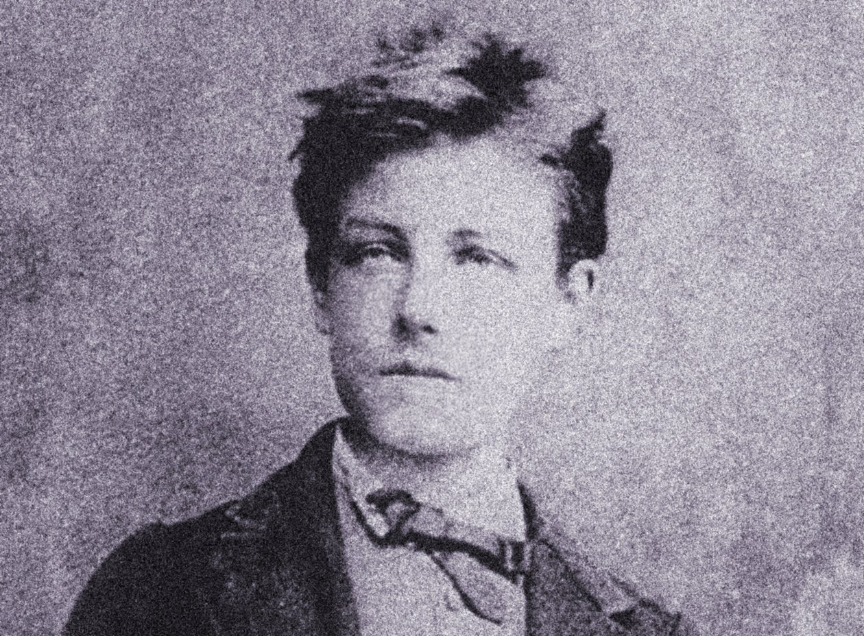 Arthur Rimbaud的肖像，1871年17岁 作者 艾蒂安·卡加特