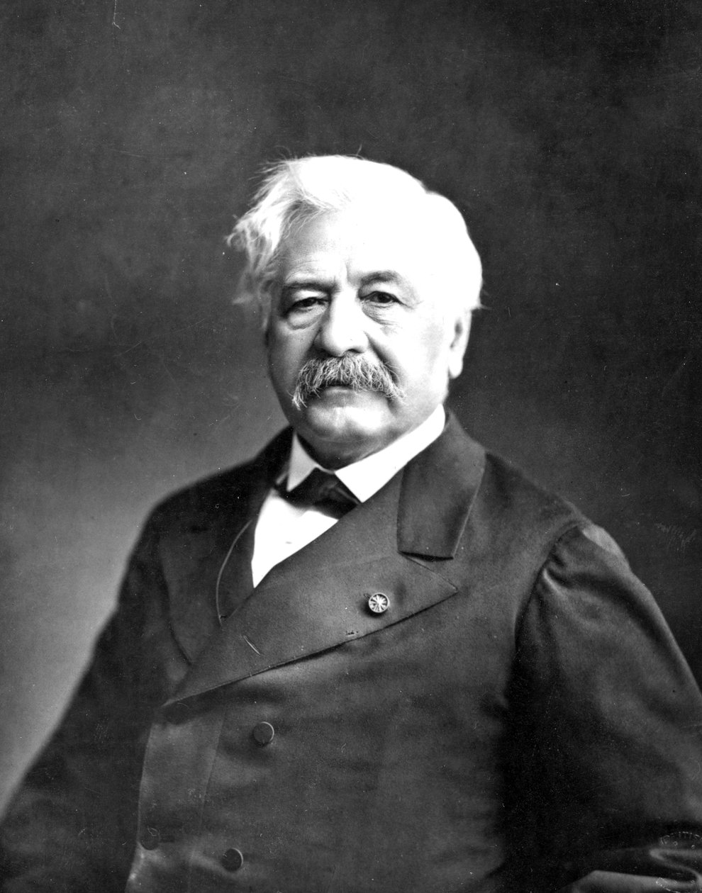 Viscount Ferdinand Lesseps，来自&39;Galerie Contemporaine&39;，1877年（bw照片） 作者 艾蒂安·卡加特