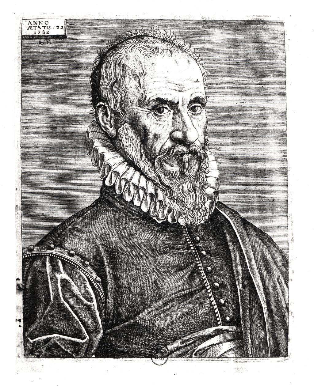 Ambroise Pare（1509-90）1582 作者 艾蒂安·德劳琳（Etienne Delauline）
