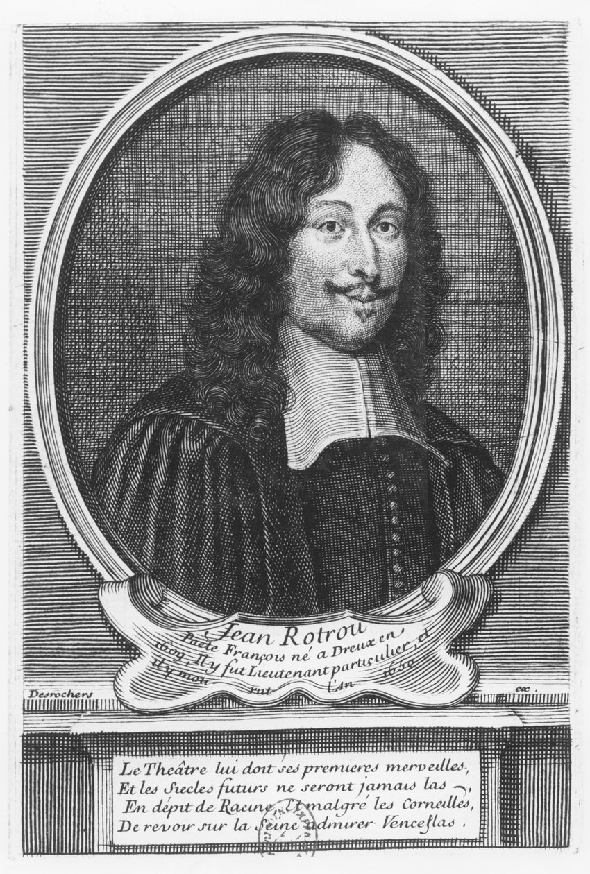 Jean de Rotrou的肖像 作者 艾蒂安（Etienne Jehandier）Desrochers