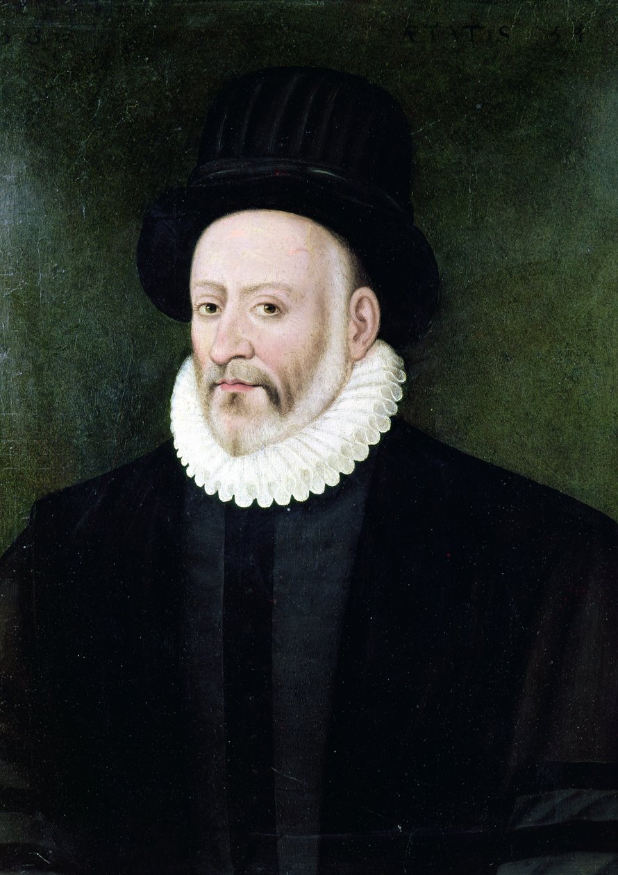 蒙田的Michel Eyquem（1533-92） 作者 艾蒂安·马泰兰格（Etienne Martellange）
