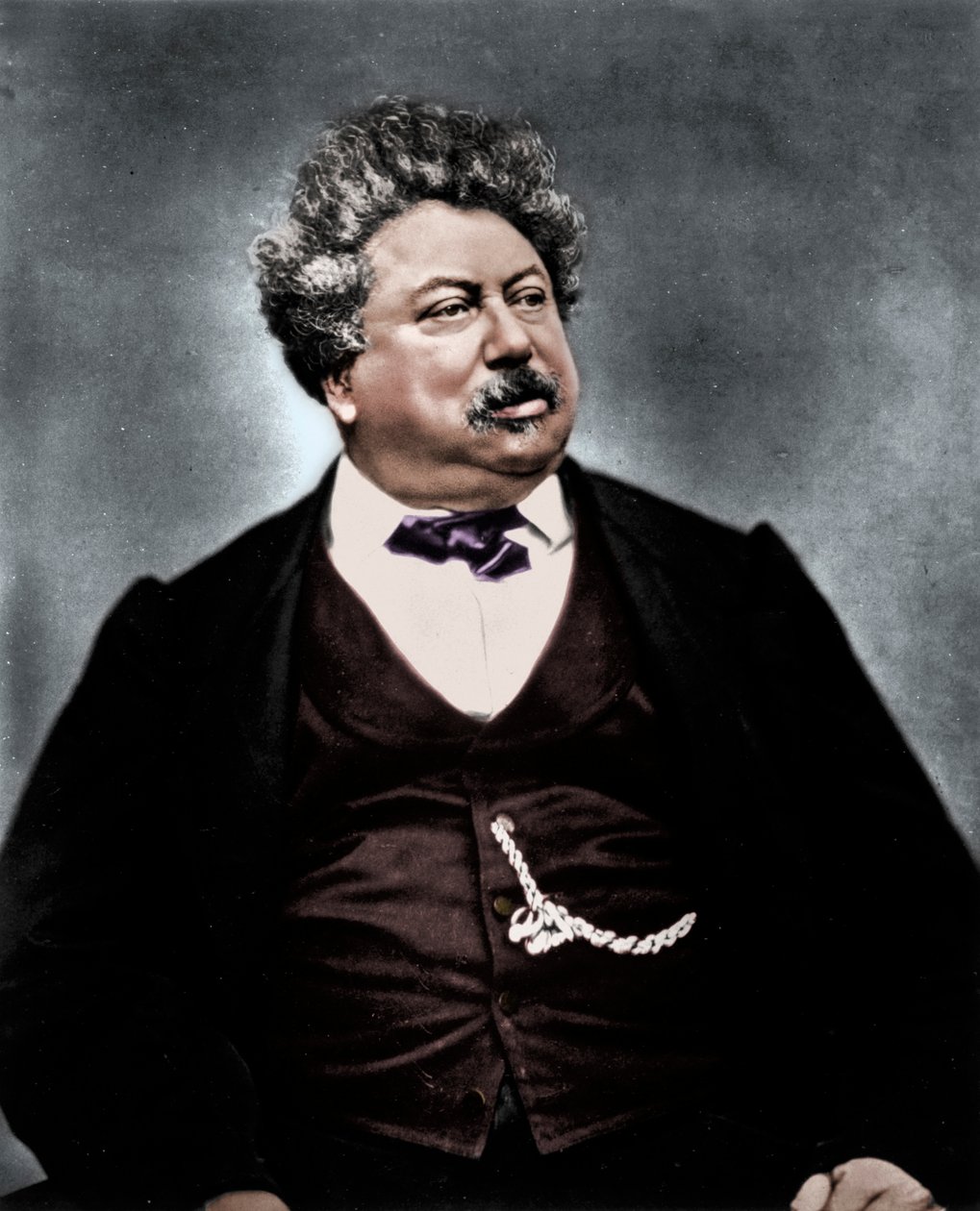 法国小说家兼剧作家亚历山大·杜马斯（Alexandre Dumas），c1850-1870年 作者 艾蒂安·卡加特