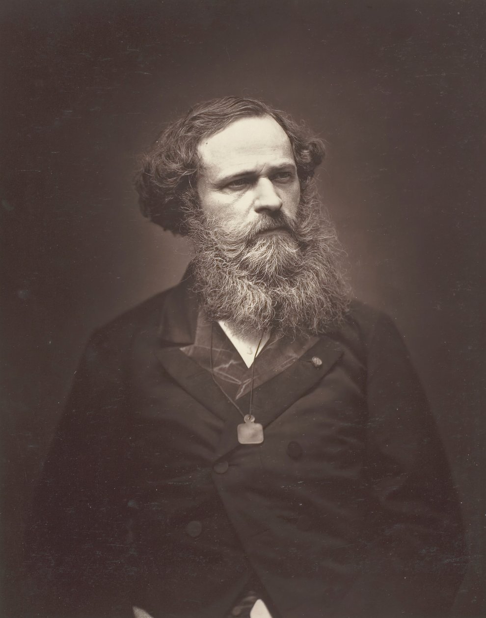 Arsène Houssaye，约1876年。 作者 艾蒂安·卡加特