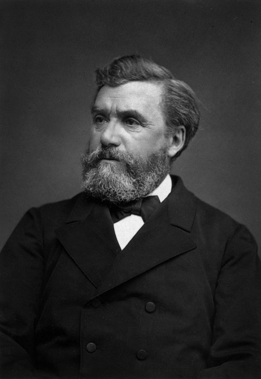 尤金·拉维耶（Eugene Lavieille，1820-1889）法国画家，摄影：Carjat 作者 艾蒂安·卡加特