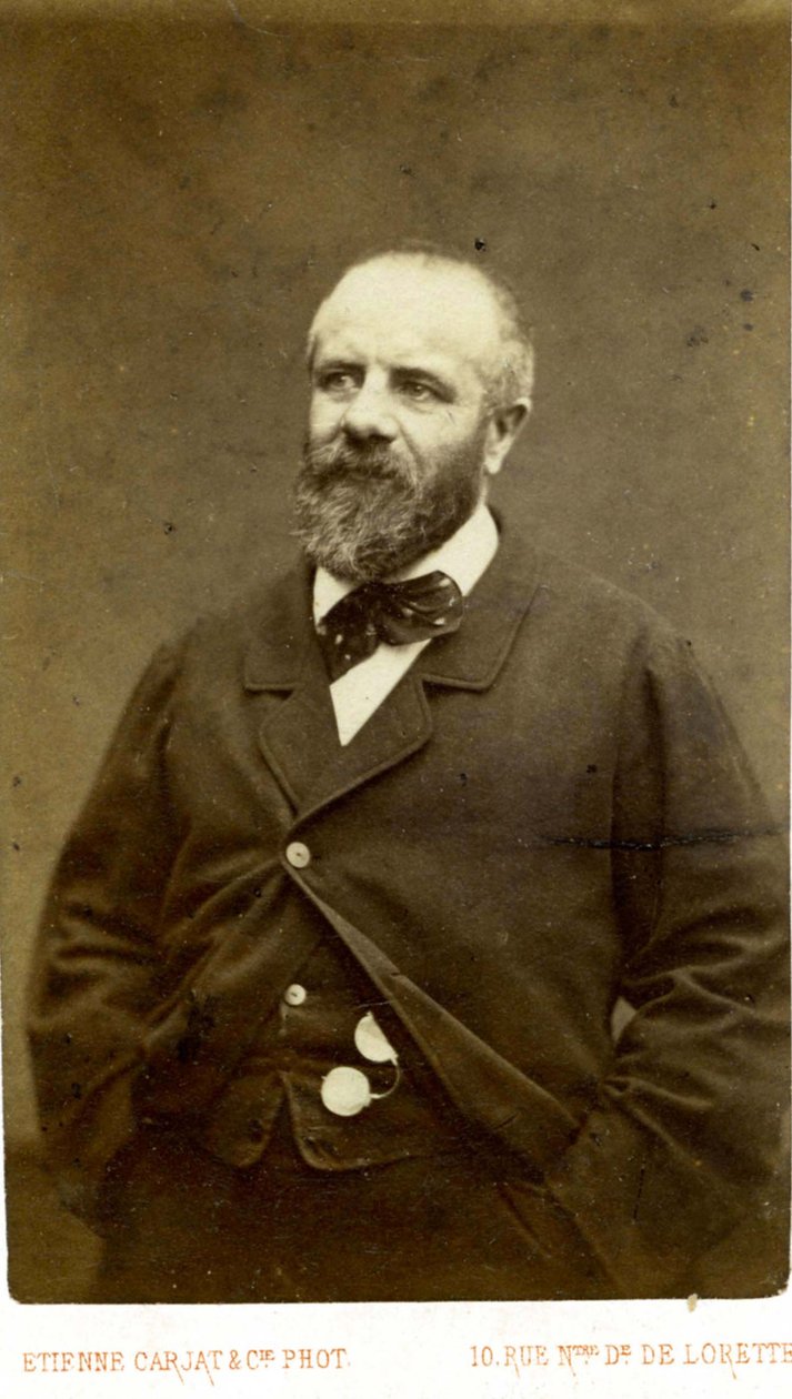 Eugène Pottier by Étienne Carjat 作者 艾蒂安·卡加特