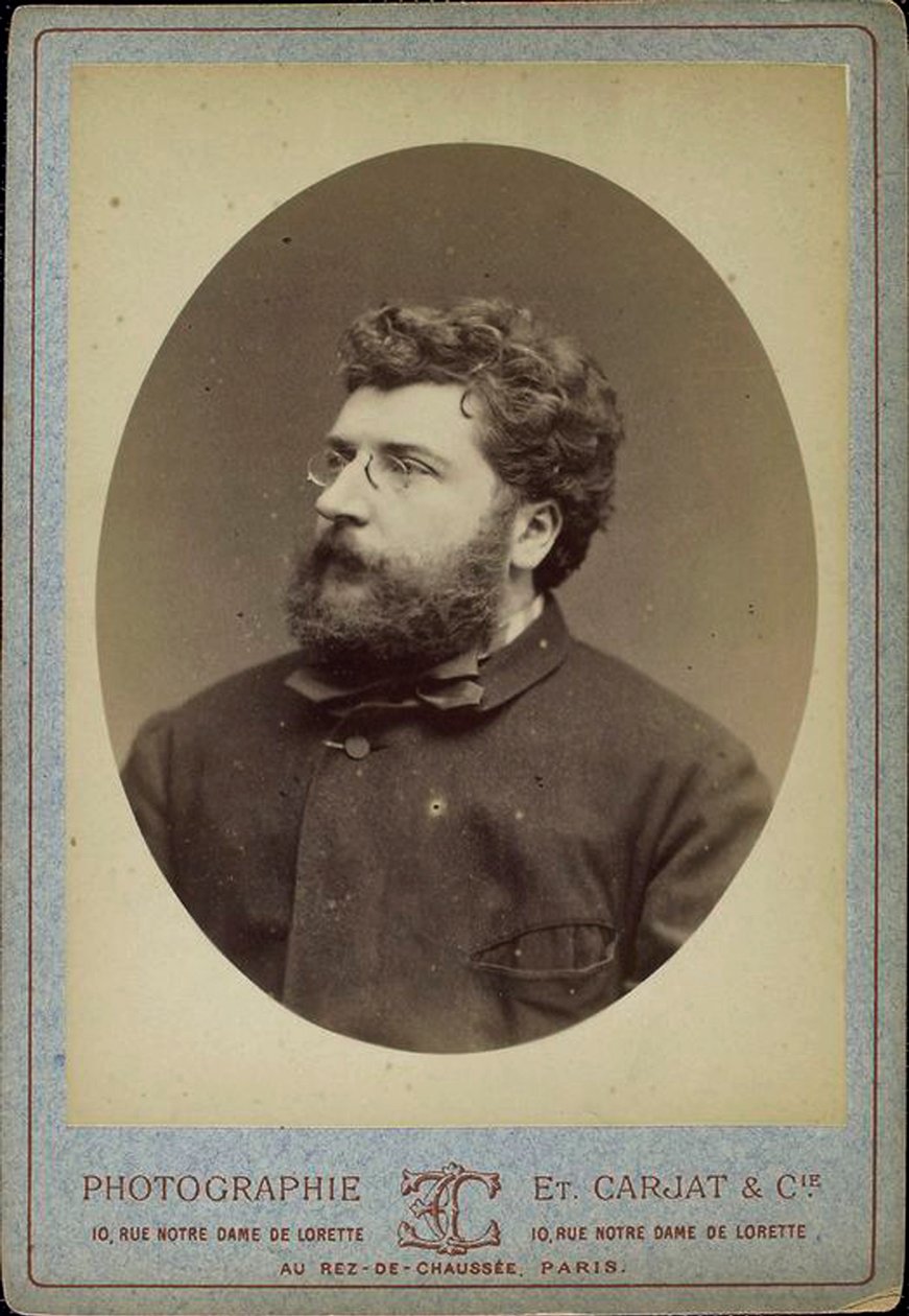 乔治·比策（Georges Bizet），法国作曲家和钢琴家，1870年代 作者 艾蒂安·卡加特