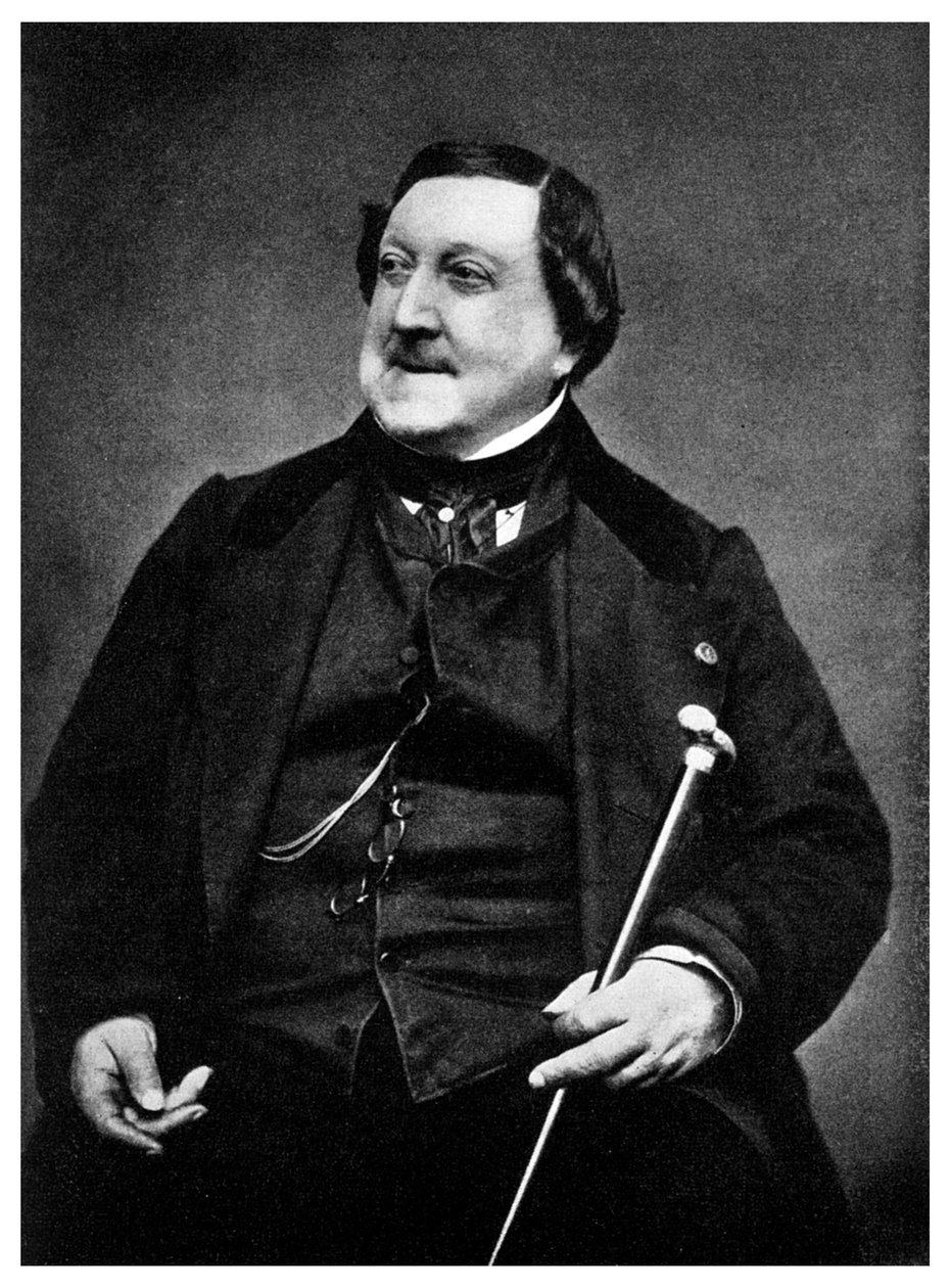 Giaochino Rossini，意大利作曲家，19世纪，1956年 作者 艾蒂安·卡加特
