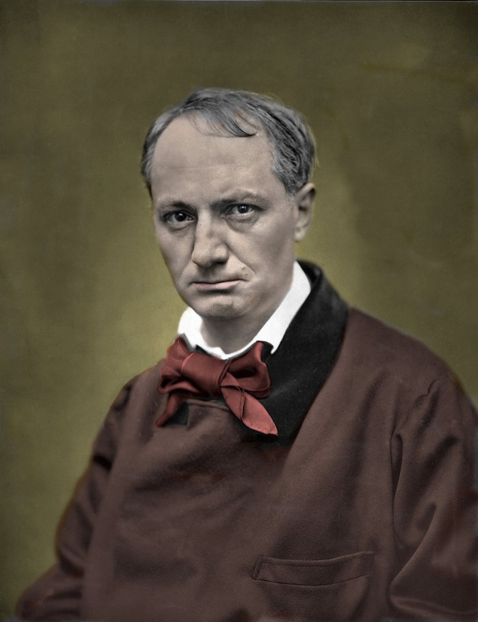 查尔斯·鲍德莱尔（Charles Baudelaire）的画像 作者 艾蒂安·卡加特