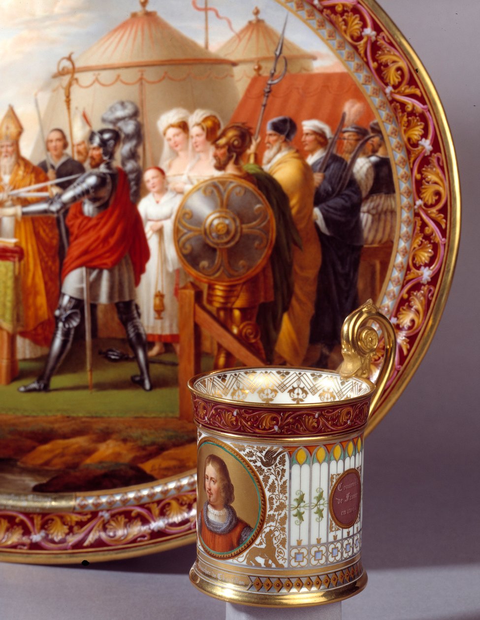 巧克力服务杯。 由 Etienne Charles Leguay (1762-1846) 实现 作者 艾蒂安·查尔斯·勒瓜（Etienne Charles Leguay）