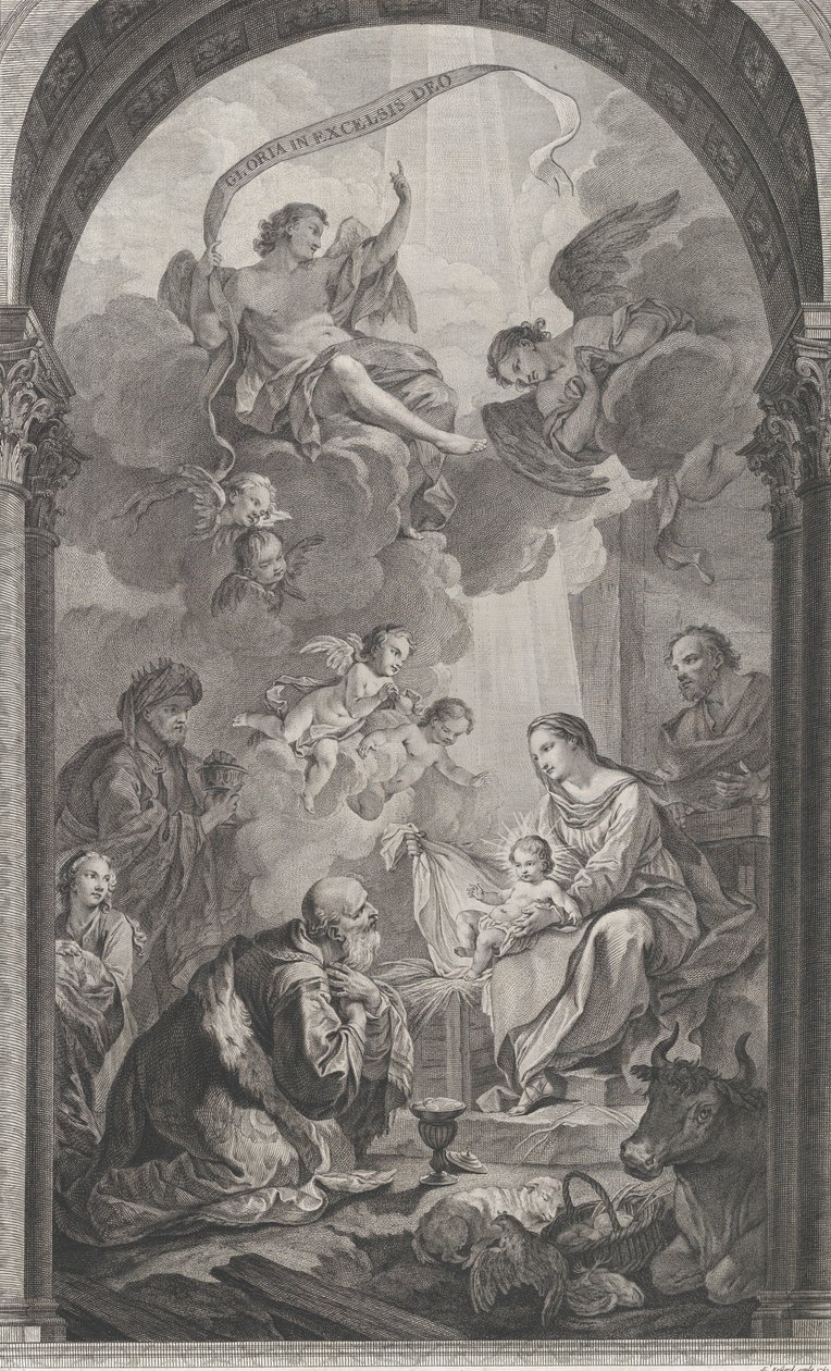 巴黎的儿童教堂：Les Rois mages Gaspard et Melchior adorant l