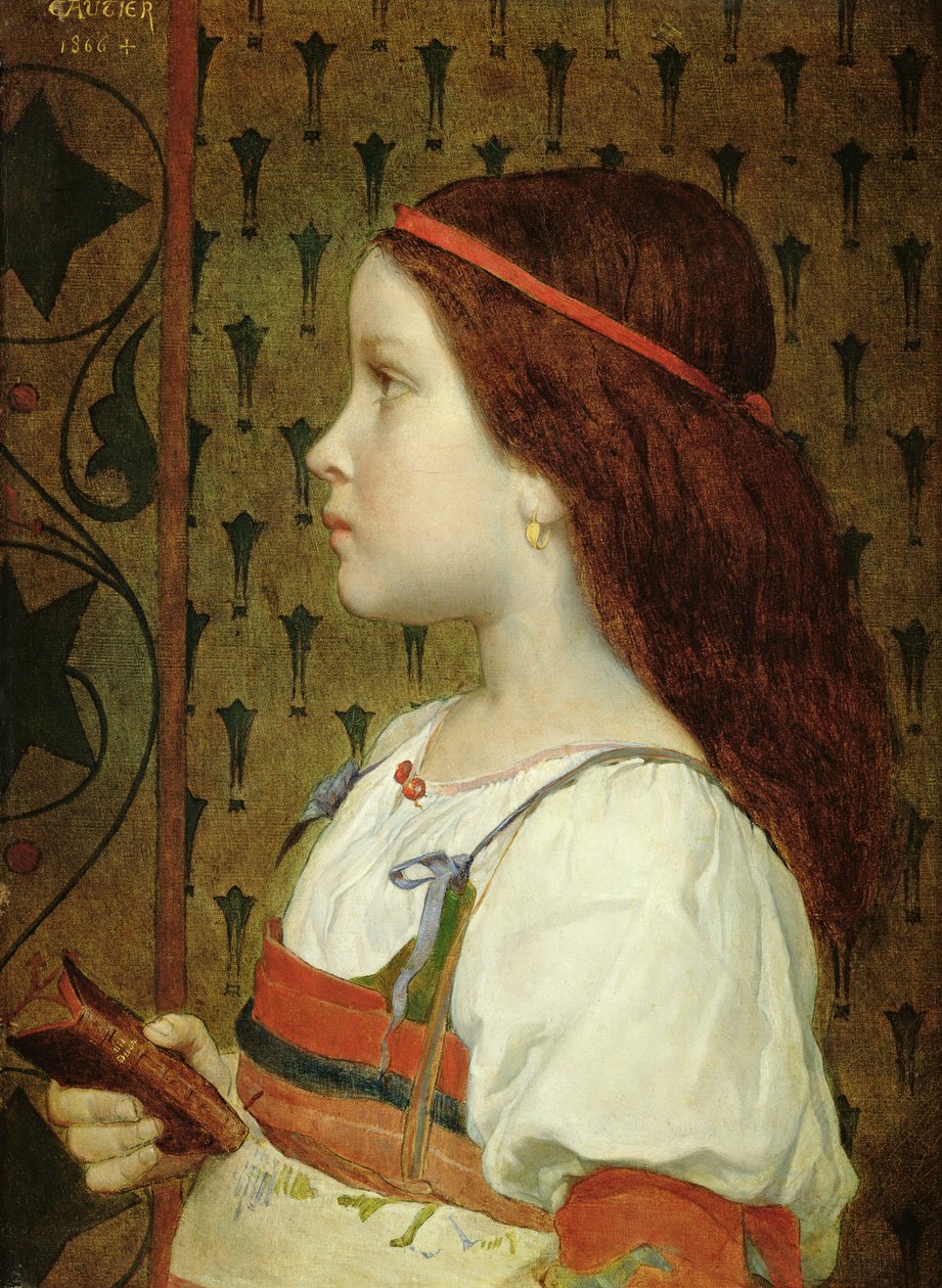 1866年，一个孩子的头 作者 艾蒂安·高铁