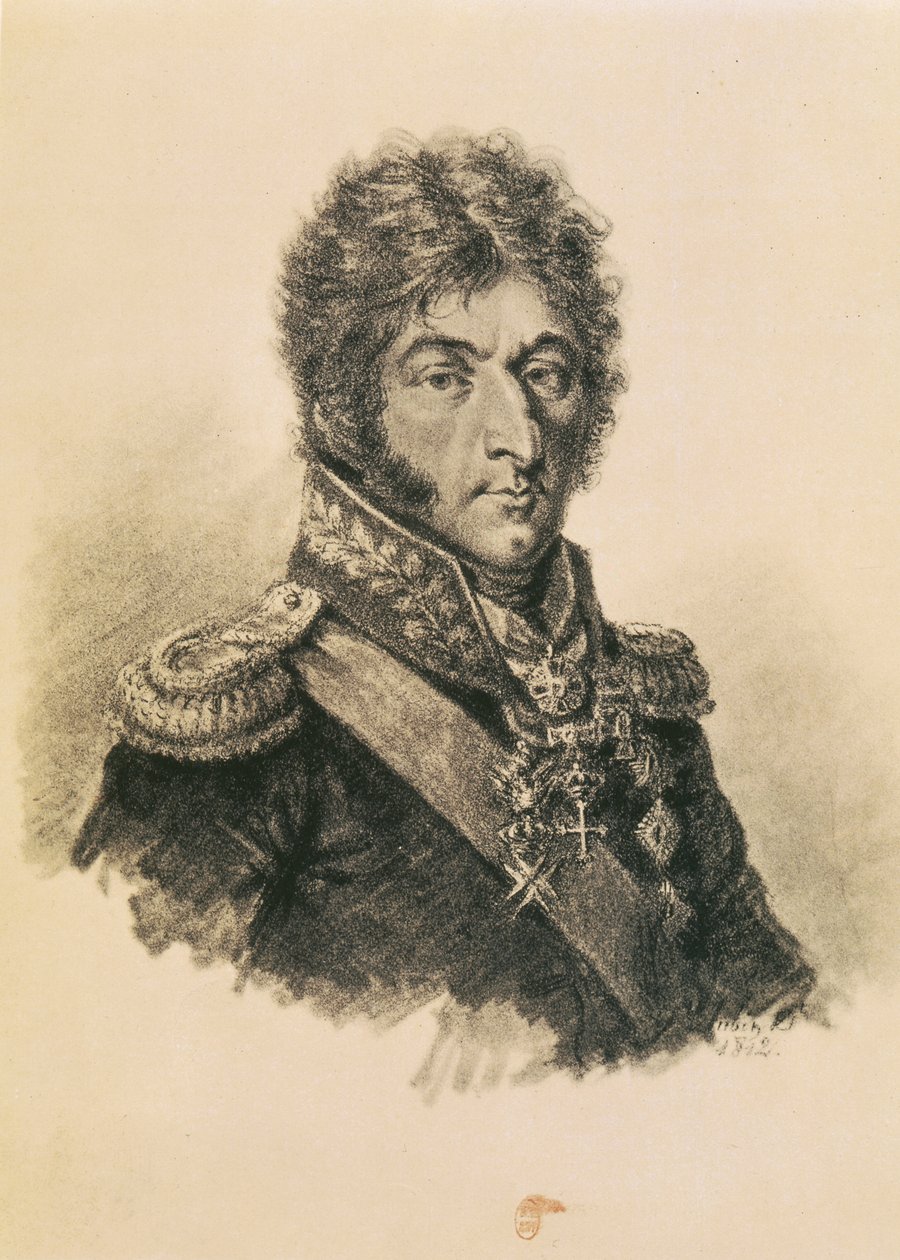 Prince Peter Ivanovich Bagration（1765-1812） 作者 艾蒂安·古斯塔夫·奥宾