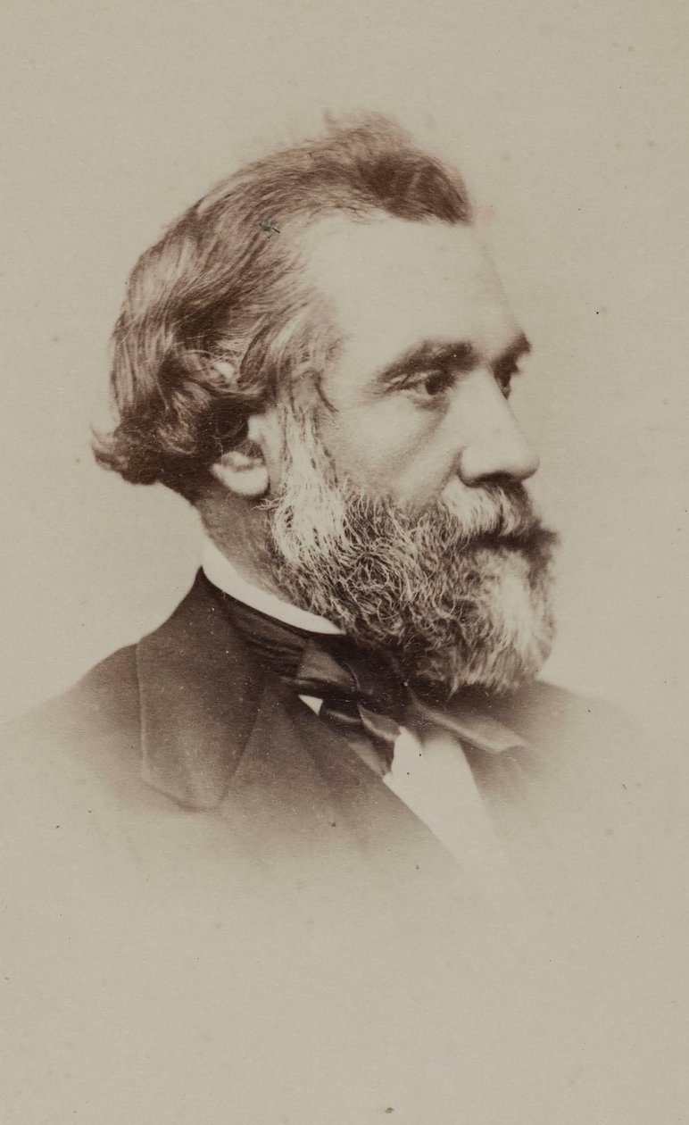作者Alphonse Esquiros 1812-1876的肖像。 作者 艾蒂安·诺丁（Etienne Neurdein）