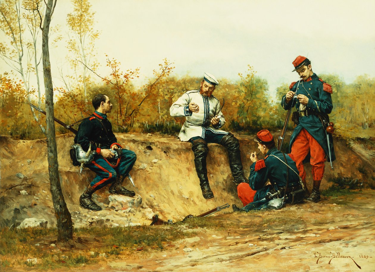 囚徒，1889年 作者 艾蒂安·珀斯珀·伯恩·贝勒库尔