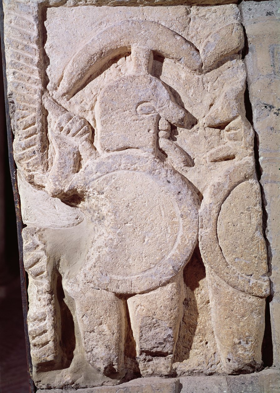 古代石碑与战士的救济 作者 伊特鲁里亚语