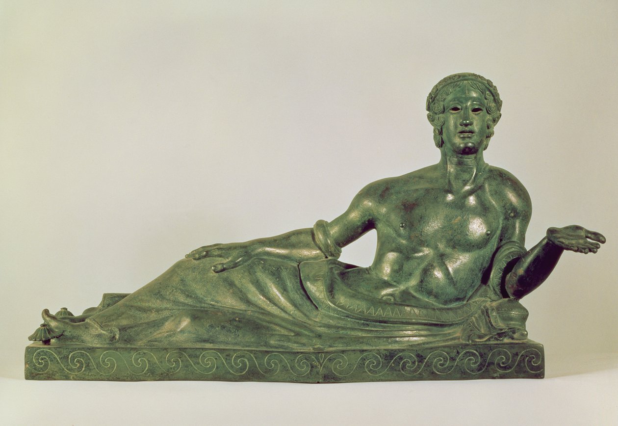 Cinerary Urn，公元前4世纪中叶（青铜） 作者 伊特鲁里亚语