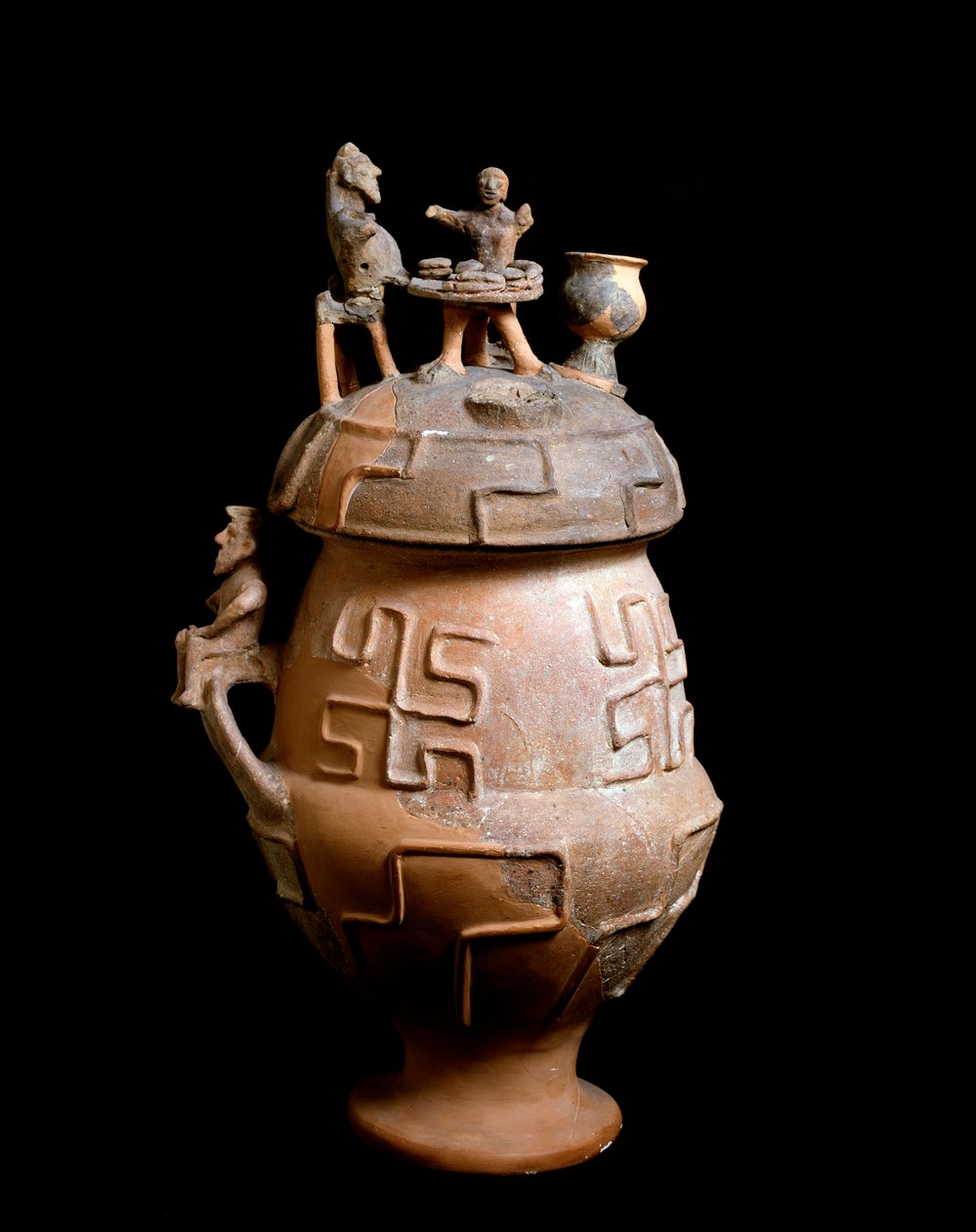 伊特鲁里亚文明，葬礼：公元前650年，意大利蒙特斯库达奥的花瓶 作者 伊特鲁里亚语