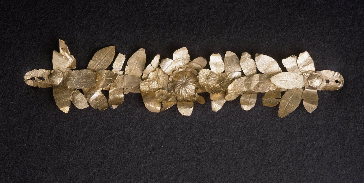 金冠，公元前4至3年 作者 伊特鲁里亚（Etruscan）