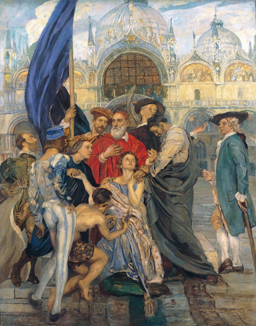 威尼斯画家，1937年 作者 埃托尔·铁托（Ettore Tito）