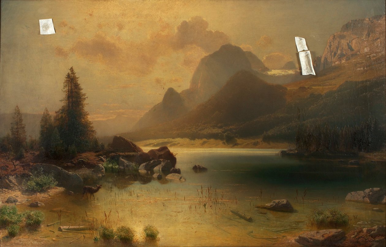 贝希特斯加登附近的 Hintersee 作者 尤金·杰特尔