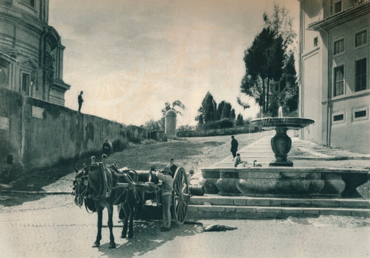 1927年，意大利罗马，在梵蒂冈的后方，靠近博物馆和造币厂 作者 尤金·波普尔
