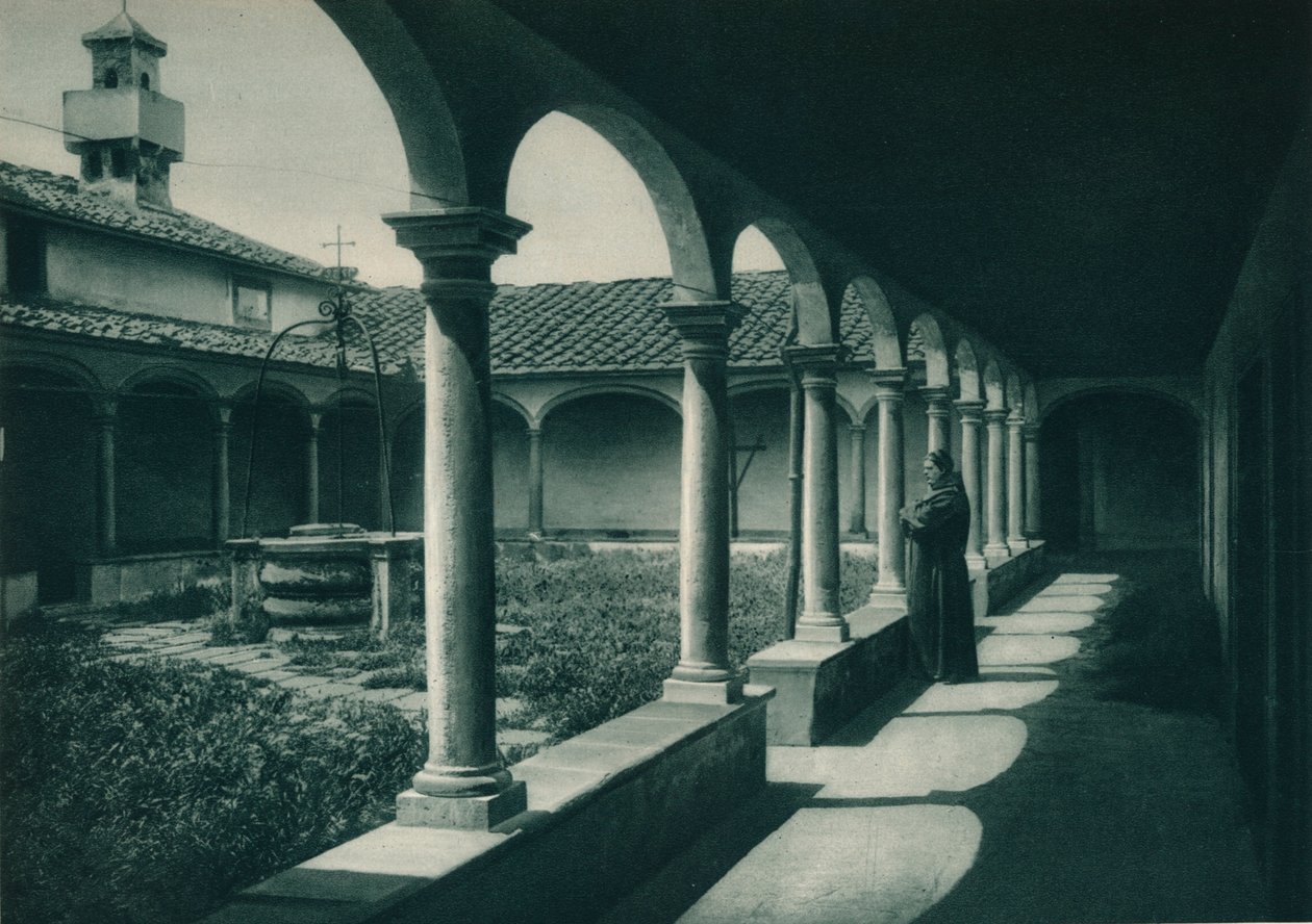 修道院修道院，意大利佛罗伦萨，1927年 作者 尤金·波普尔