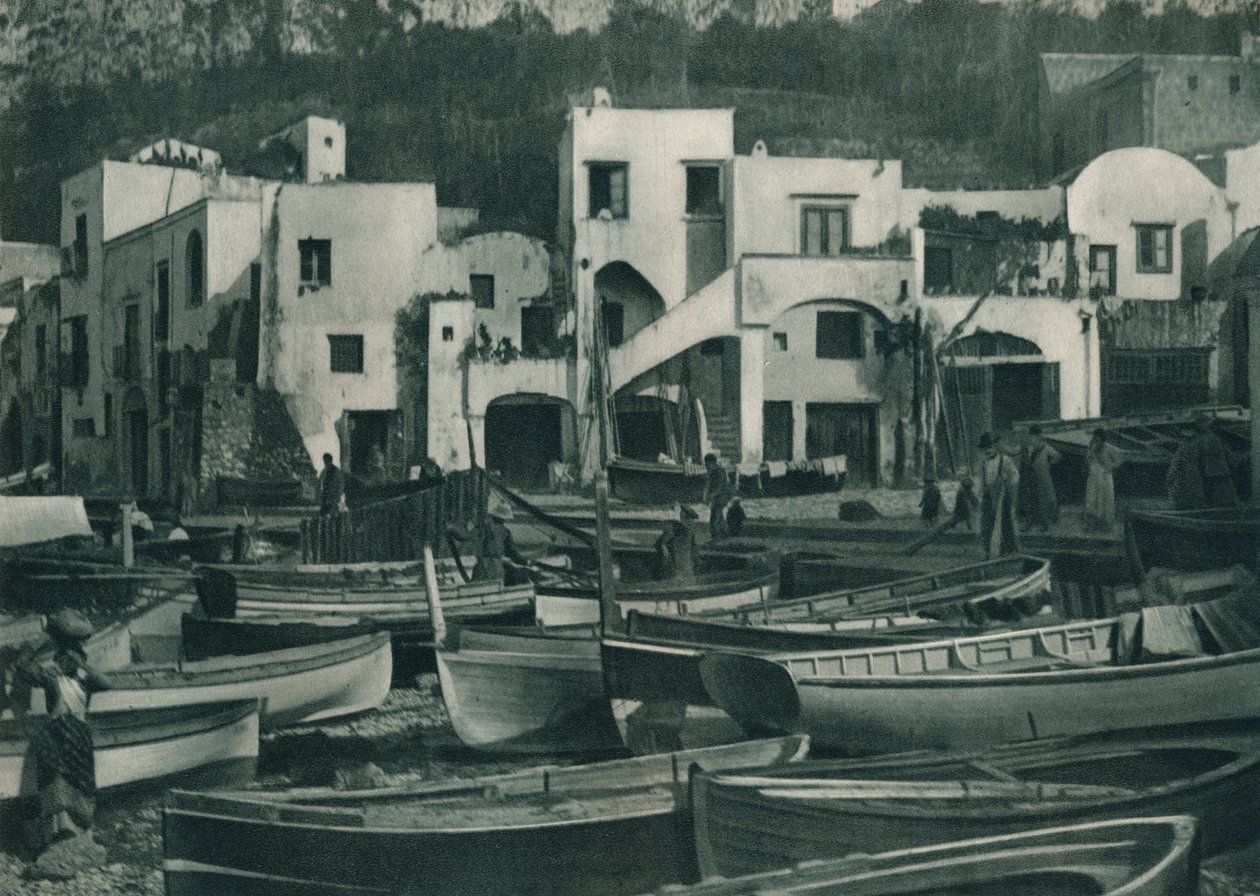 玛丽娜·格兰德（Marina Grande），意大利卡普里，1927年 作者 尤金·波普尔