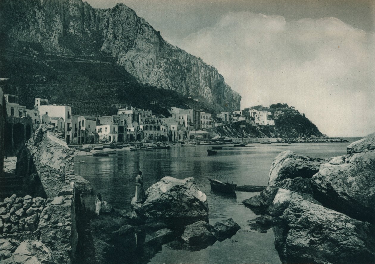 玛丽娜·格兰德（Marina Grande），意大利卡普里岛，1927年 作者 尤金·波普尔