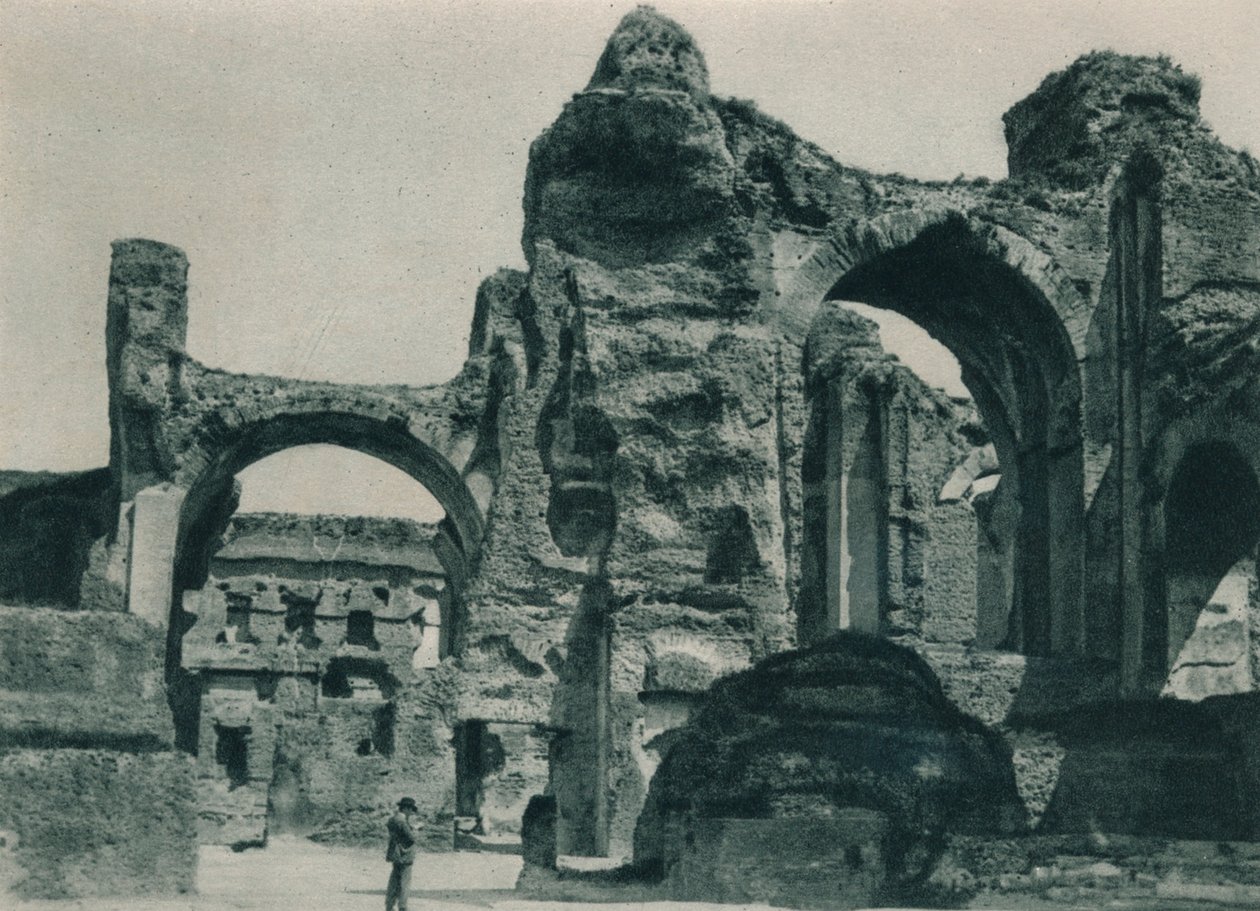 卡拉卡拉浴场，意大利罗马，1927年 作者 尤金·波普尔