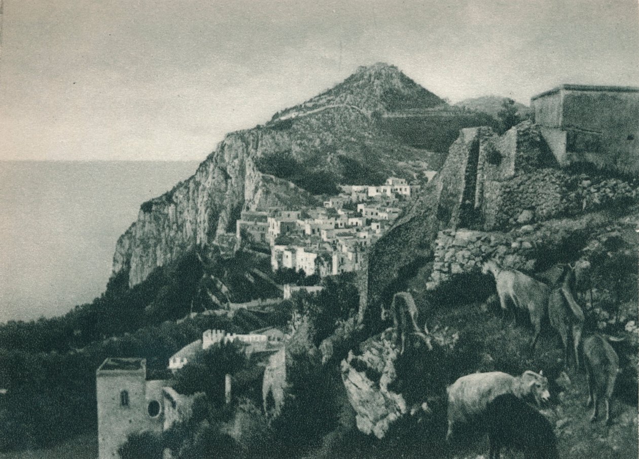 1927年，意大利卡普里岛，Monte Solaro，海景 作者 尤金·波普尔