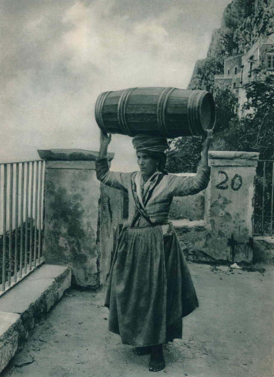 持水者，意大利卡普里岛，1927年 作者 尤金·波普尔