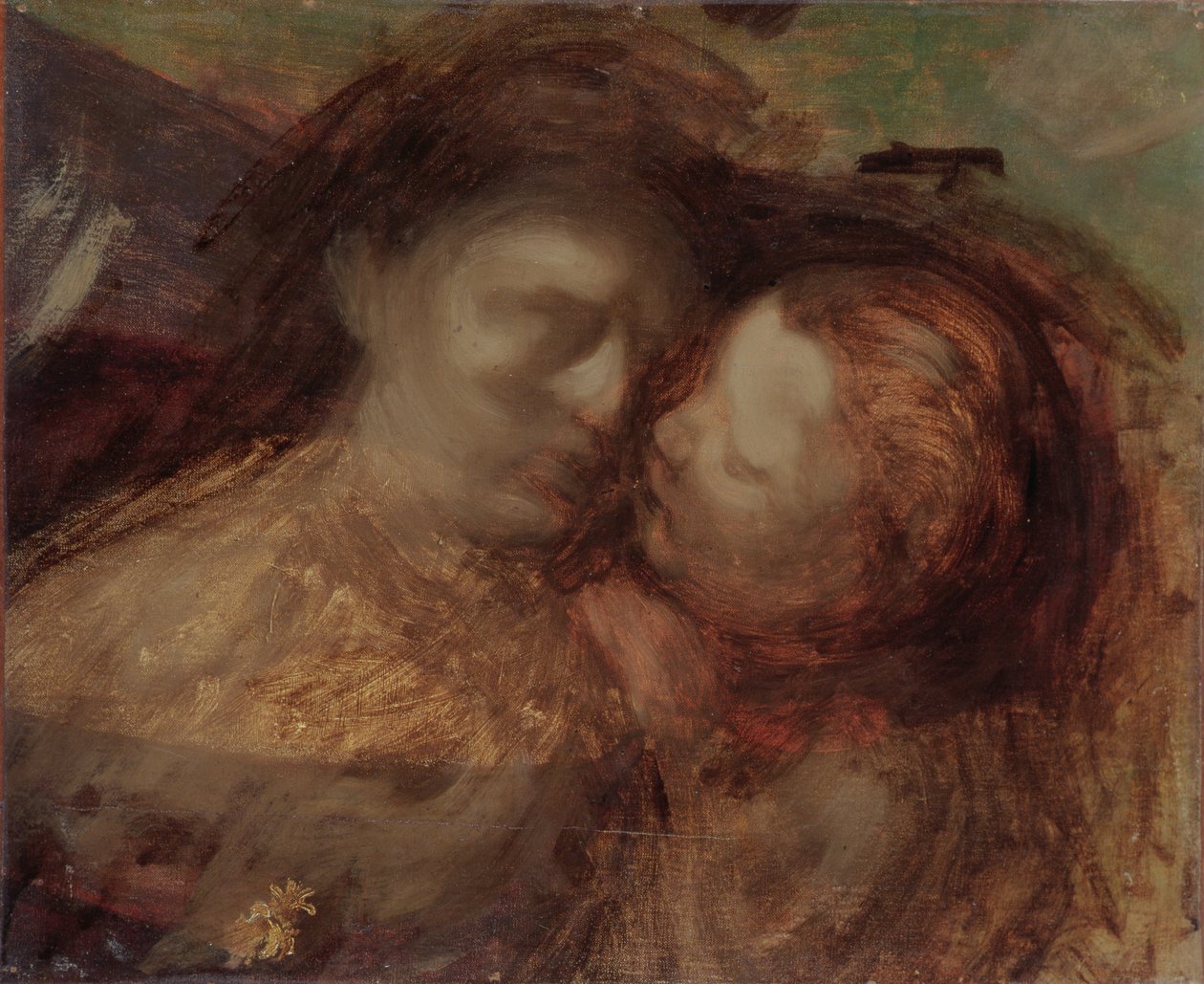 母亲与孩子，19世纪90年代末 作者 欧仁·卡里尔（EugèneCarrière）