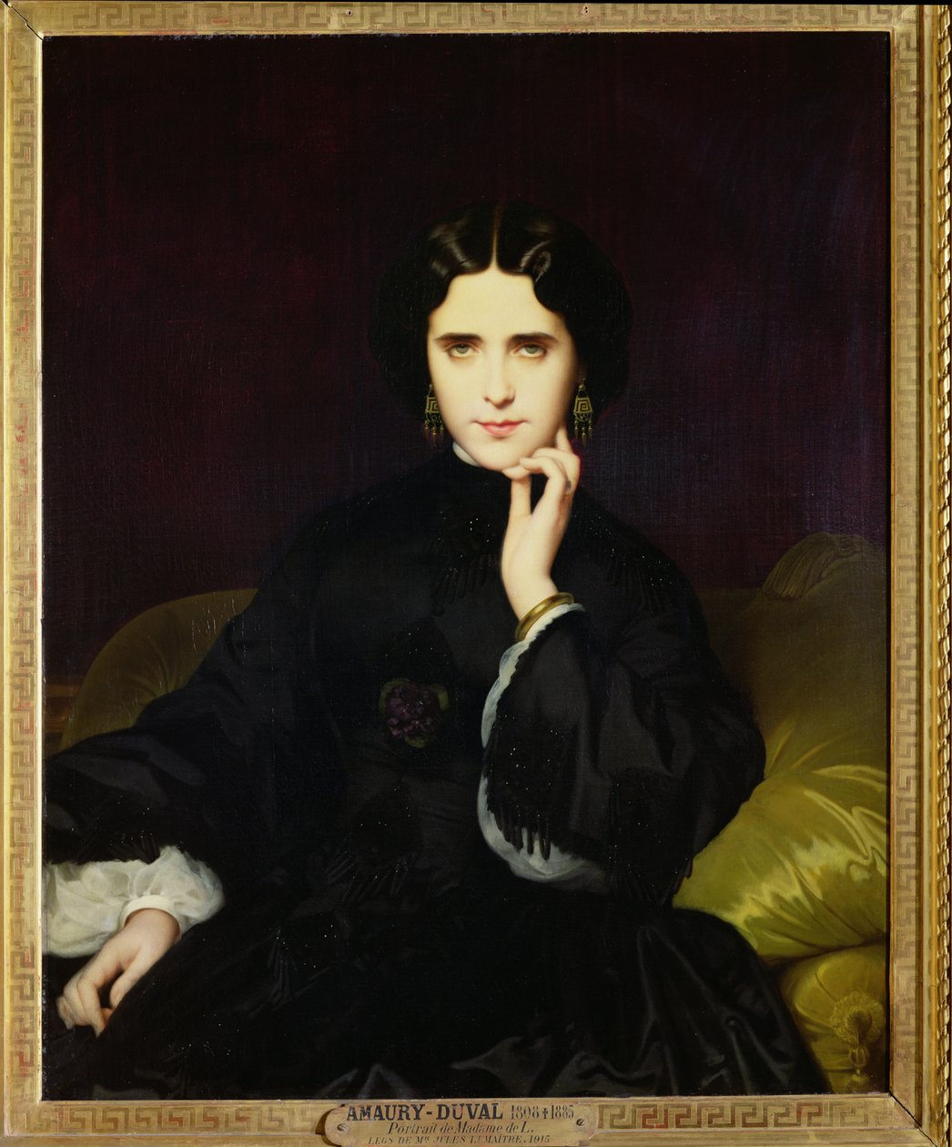 Jeanne de Tourbay（1837-1908）1862年的肖像 作者 尤金·伊曼纽尔·阿莫里·杜瓦尔