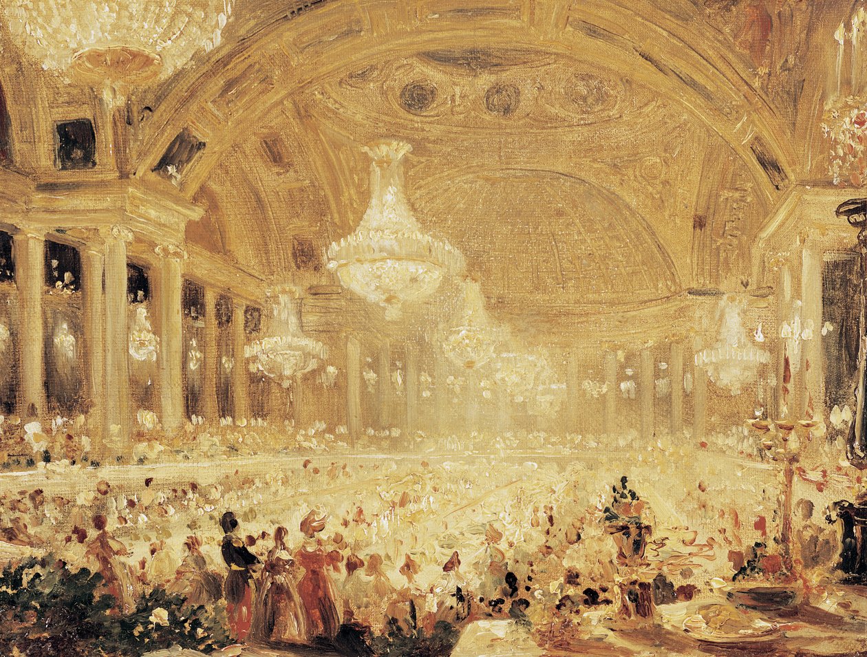 杜乐丽的晚餐 作者 Eugene Emmanuel Viollet le Duc