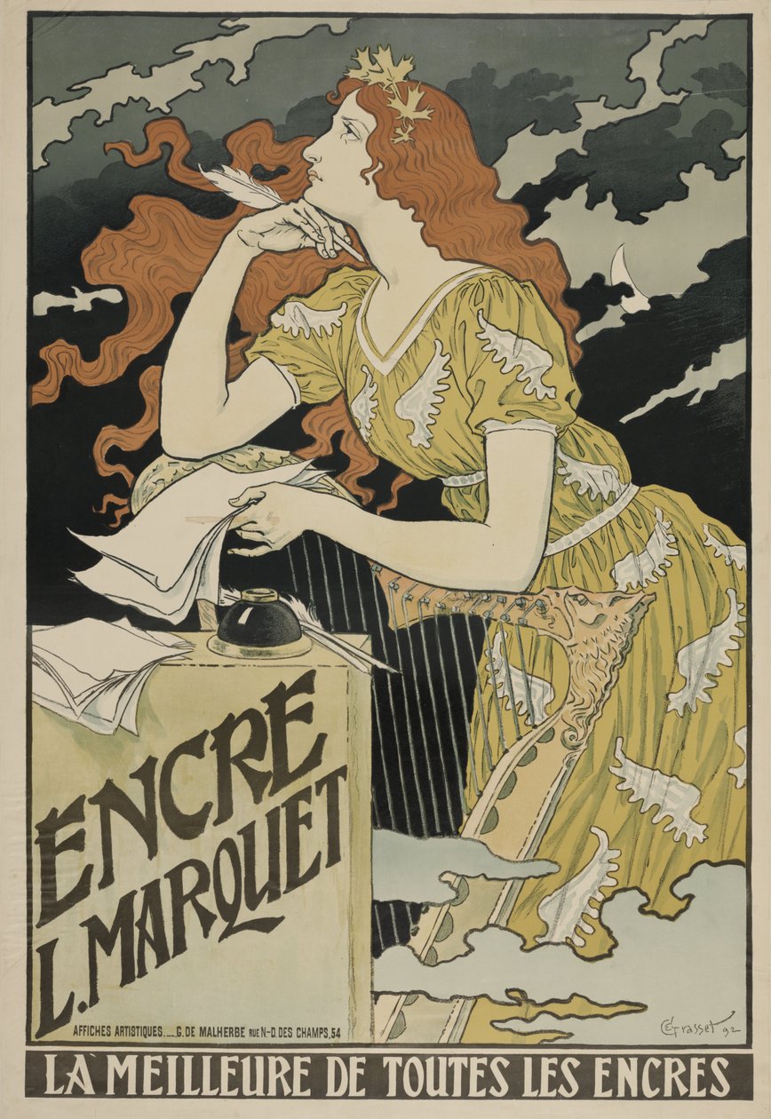 Ink L. Marquet，1892年 作者 尤金·格拉塞