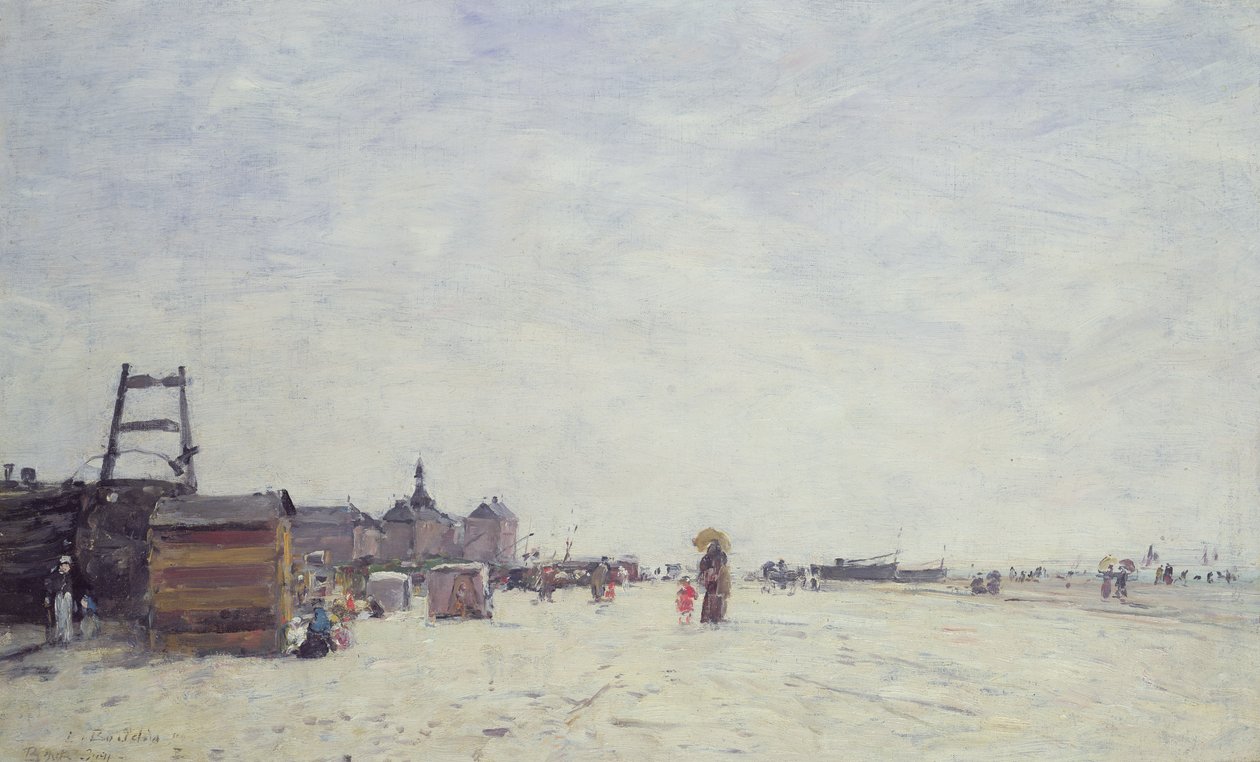 Berck-Plage，1890 作者 尤金·路易斯·布丁