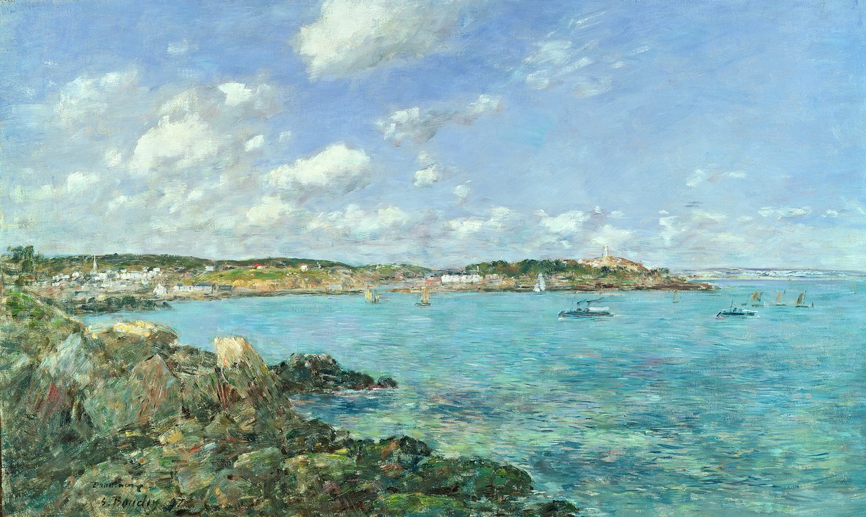 Douarnenez湾，1897年 作者 尤金·路易斯·布丁