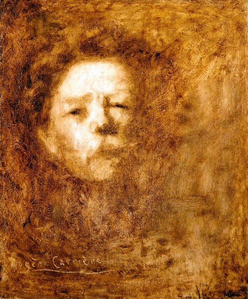 尤金-卡里耶的肖像（布面油画） 作者 尤金（后）Carriere
