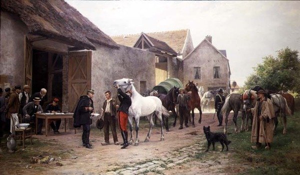 征兵 作者 尤金·亚历克西斯·吉拉德（Eugene Alexis Girardet）