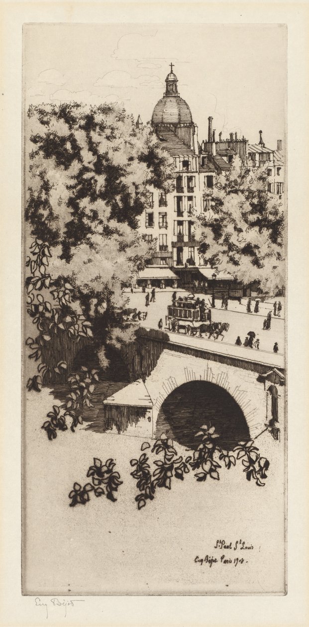 圣保罗圣路易斯，1908年。 作者 尤金·贝约特