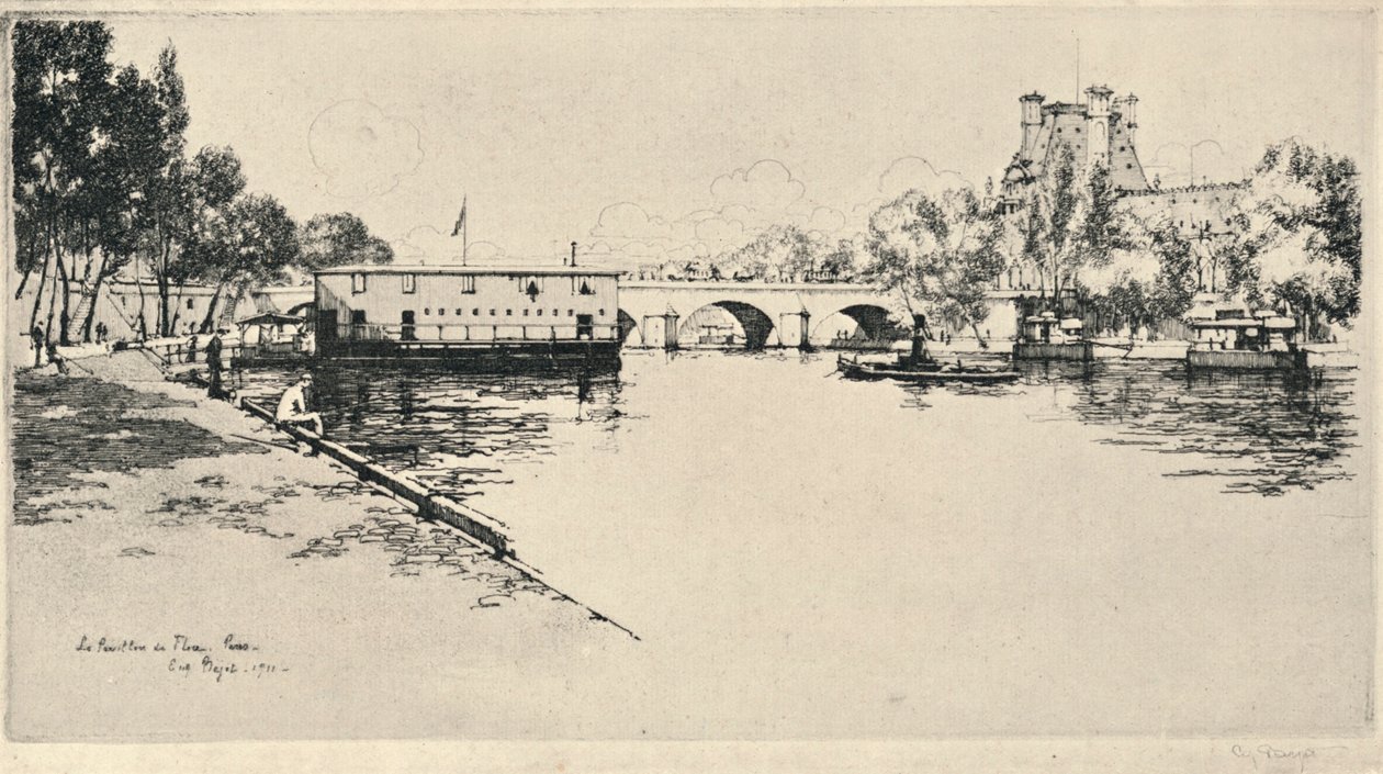 `1915年，弗洛雷宫（The Pavillon de Flore） 作者 尤金·贝约特