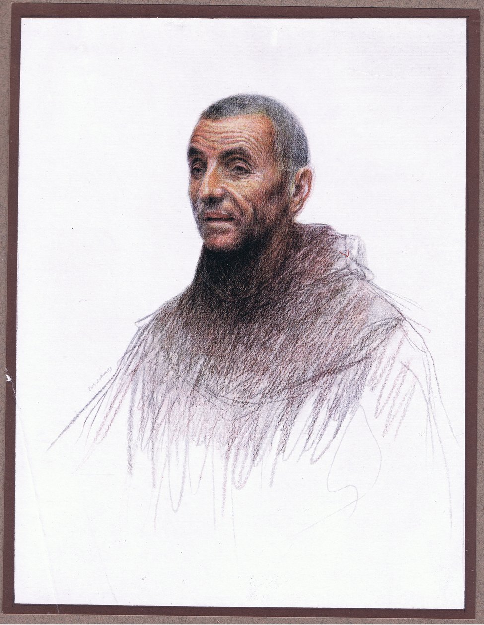 Friar Juniper，1919年 作者 尤金·伯恩（Eugene Burnand）