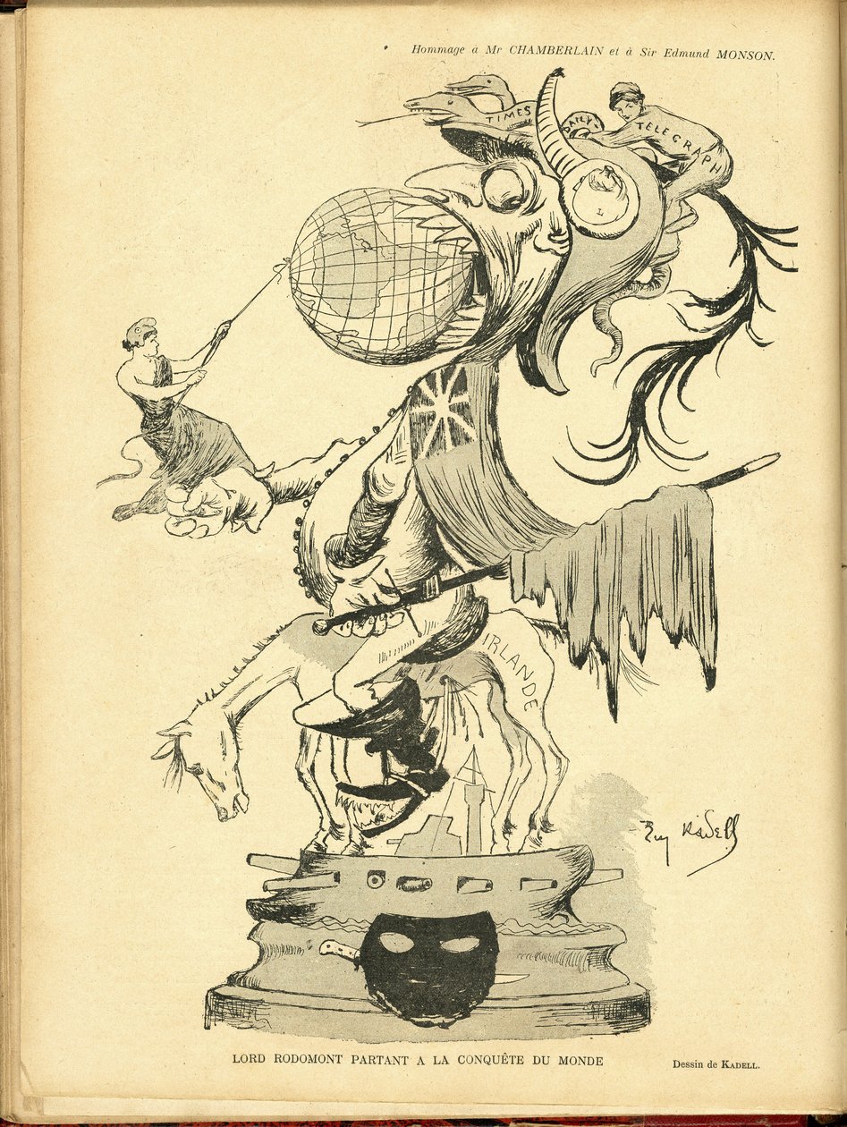 Le Rire》中尤金-卡德尔（1867-1940 年）的插图 作者 尤金·卡德尔（Eugene Cadel）