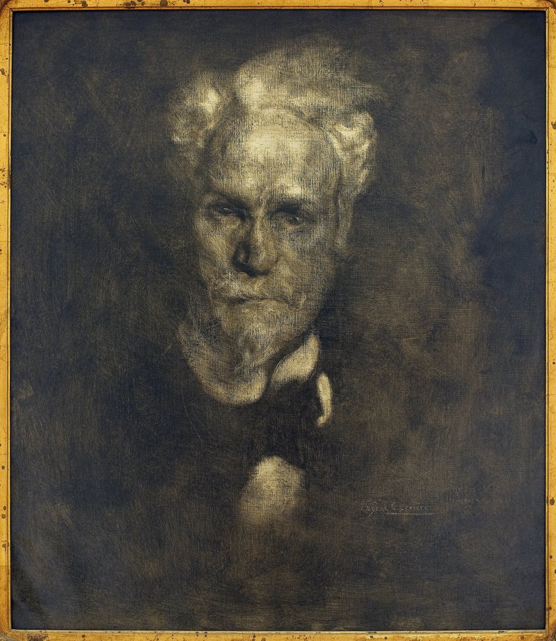 Portrait of Henri Rochefort (1831-1913), before 1896 (oil on canvas) 作者 欧仁·卡里尔（EugèneCarrière）