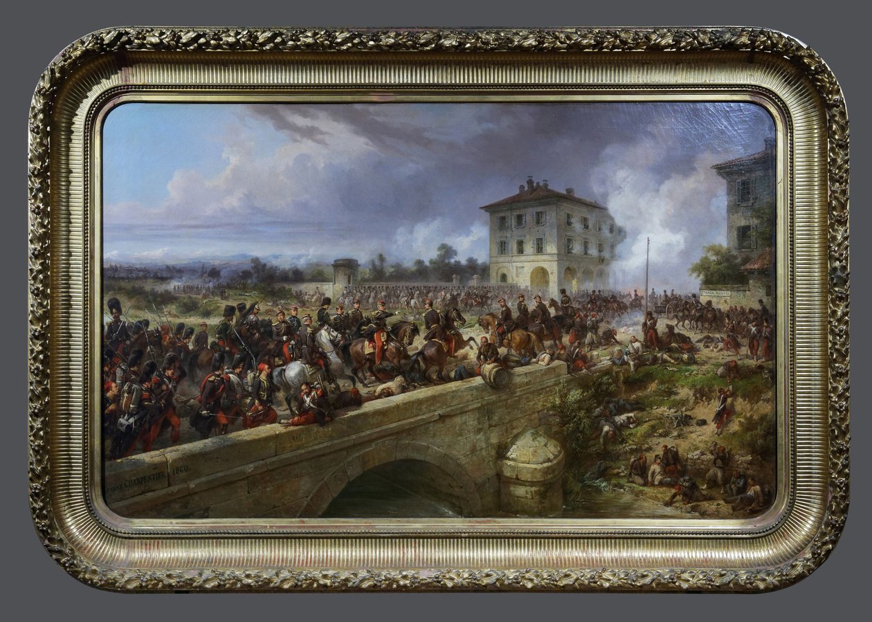 Pont de Magenta 的皇家卫队，1859 年 6 月 4 日 作者 尤金·夏彭蒂尔