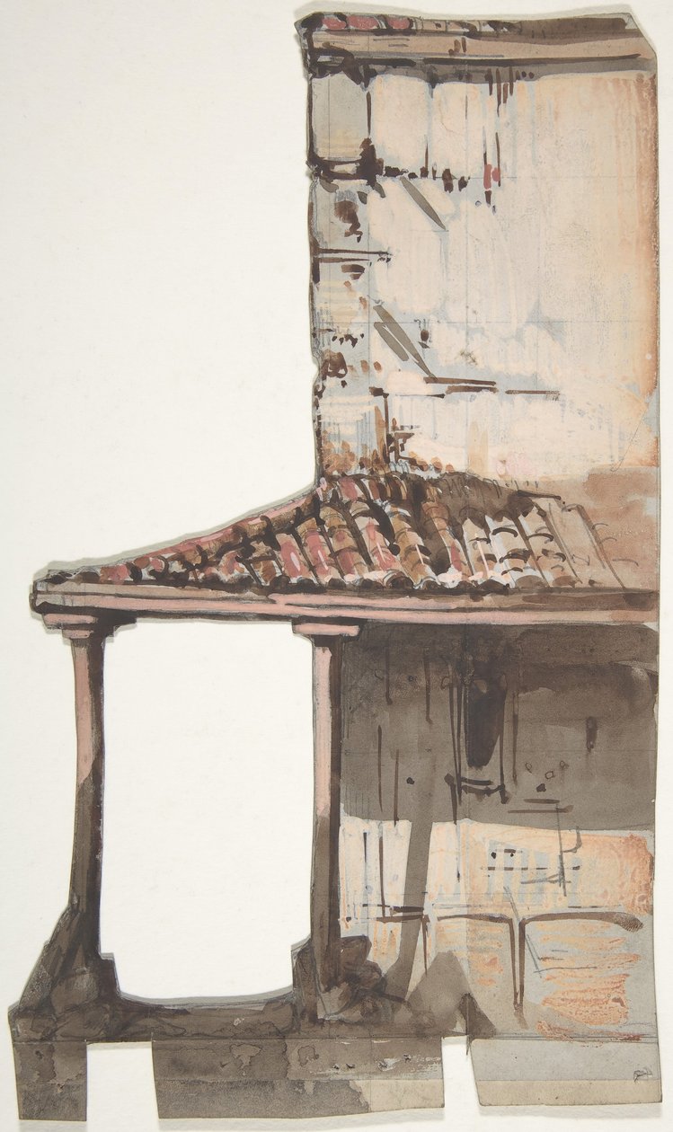 巴黎歌剧院的舞台布景设计，1830-90。 作者 尤金·西塞里