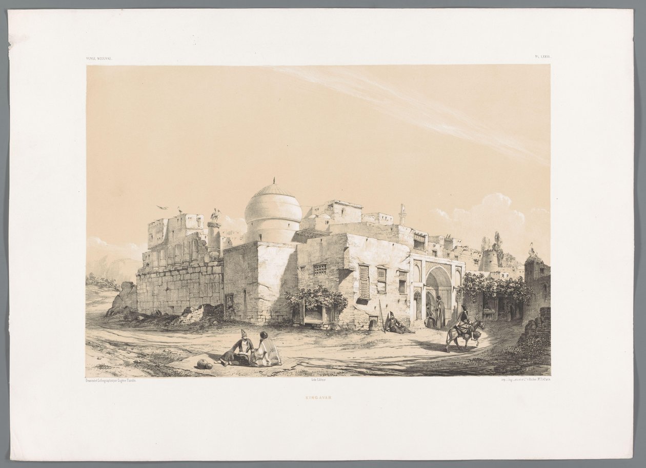 坎加瓦尔景观 Kingavar（物体上的标题） 波斯风景（系列标题） Perse Modern（系列标题） 作者 尤金·弗兰丁