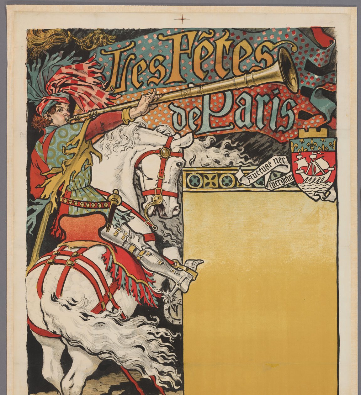 巴黎节 "海报
Les fêtes de Paris（物品上的标题） 作者 尤金·格拉塞