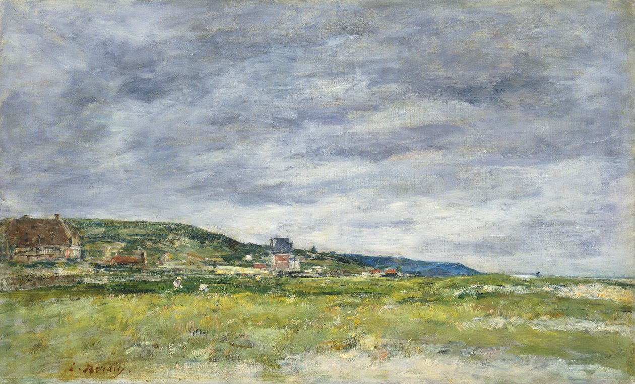 多维尔，Les Dunes， 作者 尤金·路易斯·布丁