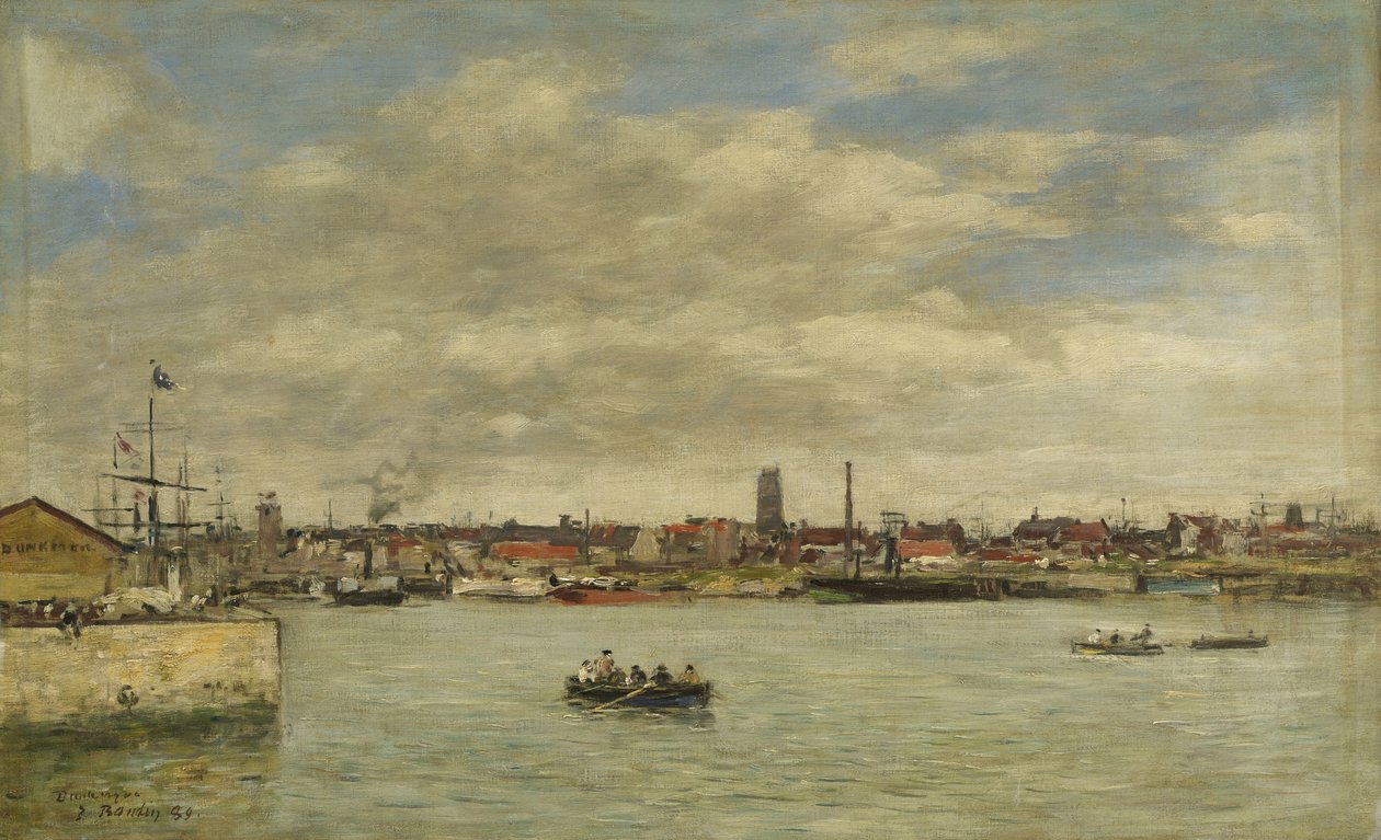 敦刻尔克，1889年 作者 尤金·路易斯·布丁